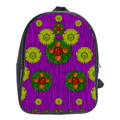 Buddha Blessings Fantasy School Bags (xl)  by pepitasart