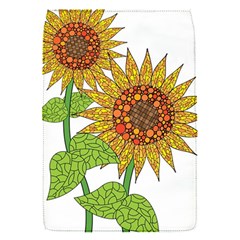 Sunflowers Flower Bloom Nature Flap Covers (s)  by Simbadda