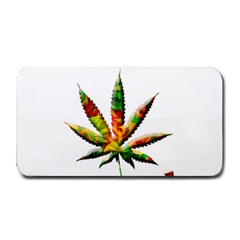 Marijuana Leaf Bright Graphic Medium Bar Mats by Simbadda