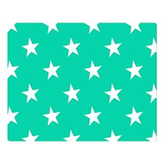 Star Pattern Paper Green Double Sided Flano Blanket (large)  by Alisyart