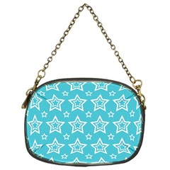 Star Blue White Line Space Sky Chain Purses (one Side)  by Alisyart