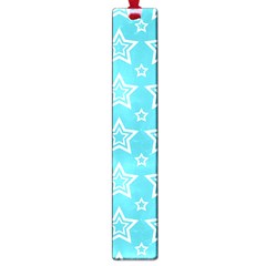 Star Blue White Line Space Sky Large Book Marks by Alisyart