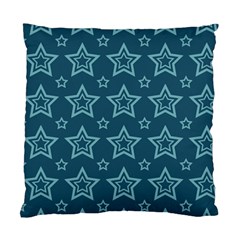 Star Blue White Line Space Standard Cushion Case (one Side) by Alisyart