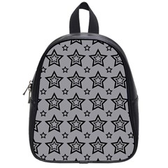 Star Grey Black Line Space School Bags (small)  by Alisyart