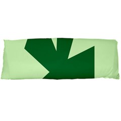 Starburst Shapes Large Circle Green Body Pillow Case Dakimakura (two Sides)