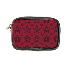 Star Red Black Line Space Coin Purse by Alisyart