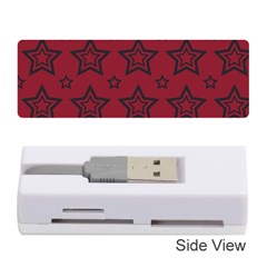 Star Red Black Line Space Memory Card Reader (stick) 