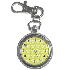 Star Yellow White Line Space Key Chain Watches by Alisyart