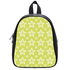 Star Yellow White Line Space School Bags (small)  by Alisyart