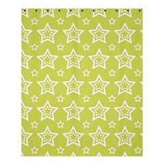 Star Yellow White Line Space Shower Curtain 60  X 72  (medium) 