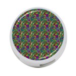 Pattern Abstract Paisley Swirls 4-Port USB Hub (One Side) Front