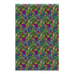 Pattern Abstract Paisley Swirls Shower Curtain 48  X 72  (small)  by Simbadda