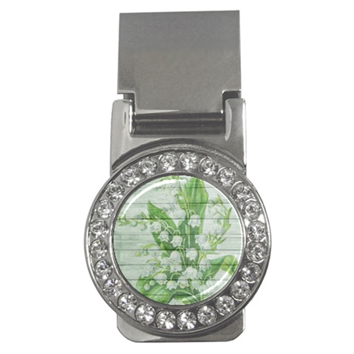 On Wood May Lily Of The Valley Money Clips (CZ) 