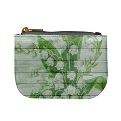 On Wood May Lily Of The Valley Mini Coin Purses by Simbadda