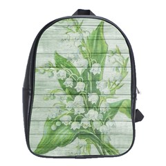 On Wood May Lily Of The Valley School Bags (xl)  by Simbadda