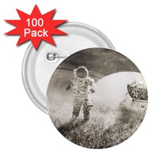 Astronaut Space Travel Space 2 25  Buttons (100 Pack)  by Simbadda