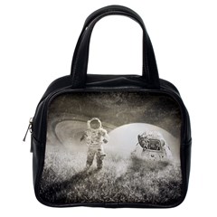 Astronaut Space Travel Space Classic Handbags (one Side) by Simbadda