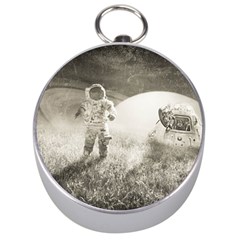 Astronaut Space Travel Space Silver Compasses by Simbadda