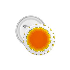 Sun Hot Orange Yrllow Light 1 75  Buttons by Alisyart