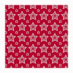 Star Red White Line Space Medium Glasses Cloth by Alisyart