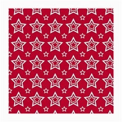Star Red White Line Space Medium Glasses Cloth (2-side) by Alisyart