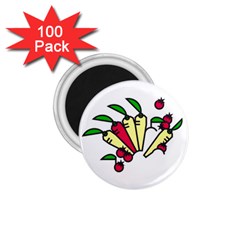 Tomatoes Carrots 1.75  Magnets (100 pack) 