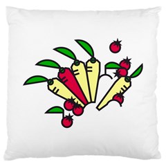Tomatoes Carrots Large Cushion Case (Two Sides)