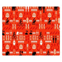 Traditional Wayang Double Sided Flano Blanket (small)  by Alisyart