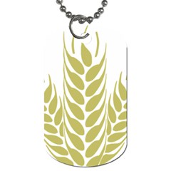 Tree Wheat Dog Tag (two Sides) by Alisyart