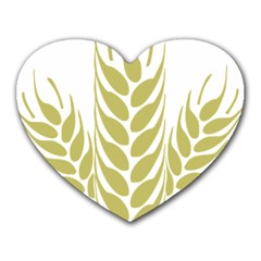 Tree Wheat Heart Mousepads