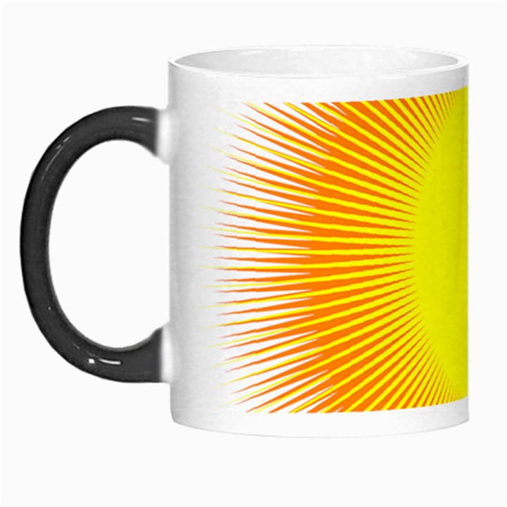 Sunlight Sun Orange Yellow Light Morph Mugs