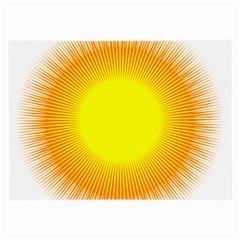 Sunlight Sun Orange Yellow Light Large Glasses Cloth