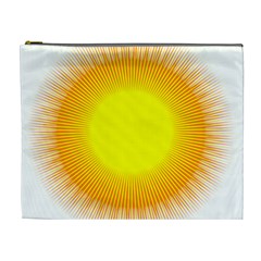 Sunlight Sun Orange Yellow Light Cosmetic Bag (xl) by Alisyart