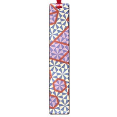 Triangle Plaid Circle Purple Grey Red Large Book Marks