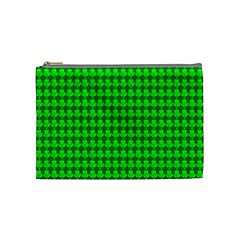 St  Patricks Day Green Cosmetic Bag (medium)  by PhotoNOLA