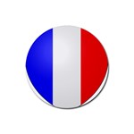 Shield on the French Senate Entrance Rubber Coaster (Round)  Front