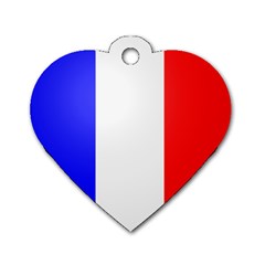 Shield On The French Senate Entrance Dog Tag Heart (two Sides) by abbeyz71