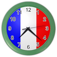 Shield On The French Senate Entrance Color Wall Clocks by abbeyz71