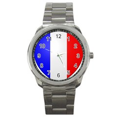 Shield On The French Senate Entrance Sport Metal Watch