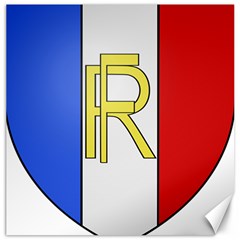 Semi-official Shield Of France Canvas 20  X 20   by abbeyz71