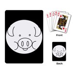 Pig Logo Playing Card Back