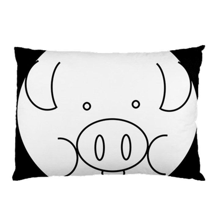 Pig Logo Pillow Case