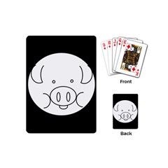 Pig Logo Playing Cards (mini)  by Simbadda