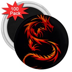 Dragon 3  Magnets (100 Pack) by Simbadda