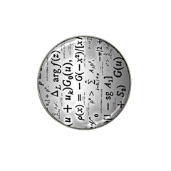 Science Formulas Hat Clip Ball Marker (4 Pack) by Simbadda