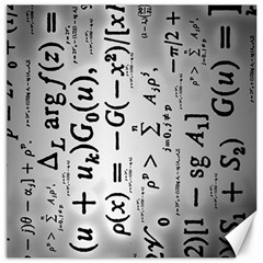 Science Formulas Canvas 12  X 12  