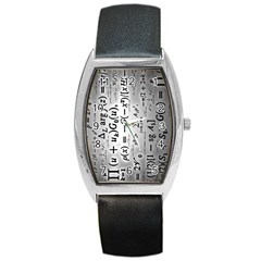 Science Formulas Barrel Style Metal Watch by Simbadda