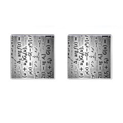 Science Formulas Cufflinks (square)