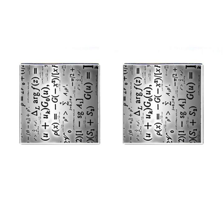 Science Formulas Cufflinks (Square)