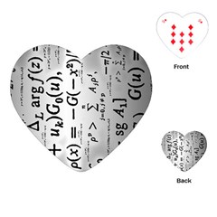 Science Formulas Playing Cards (heart)  by Simbadda